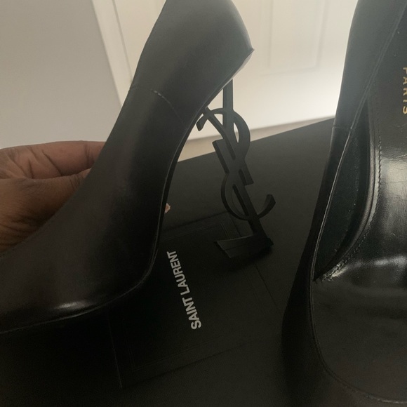 *AUTHENTIC* Black YSL Pumps - Picture 2 of 3
